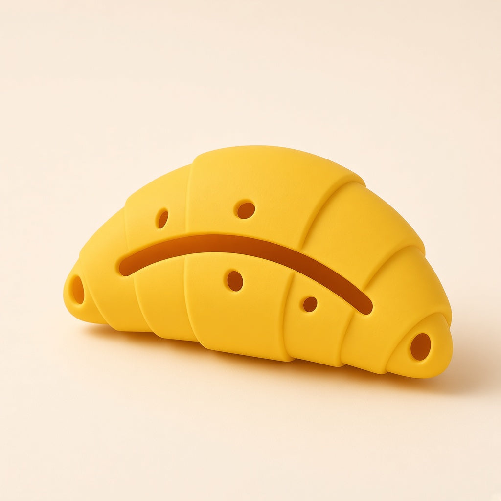 Croissant Treat Toy detail